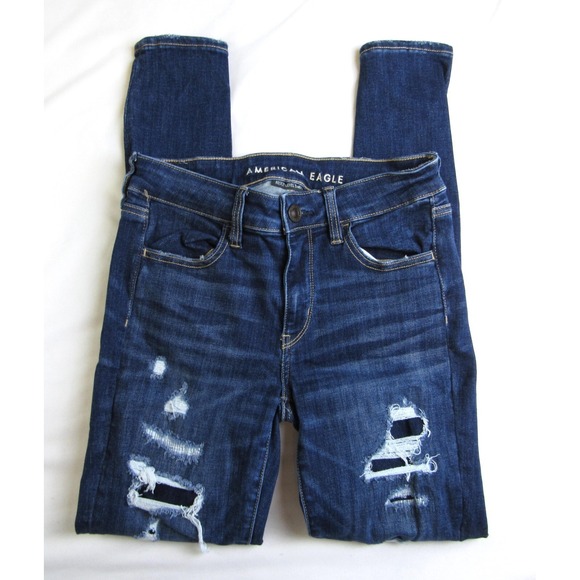 American Eagle Outfitters Denim - American Eagle Jeans Jegging Destroyed Women's Size 2